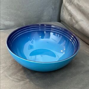 Le Creuset Blue Serving Bowl